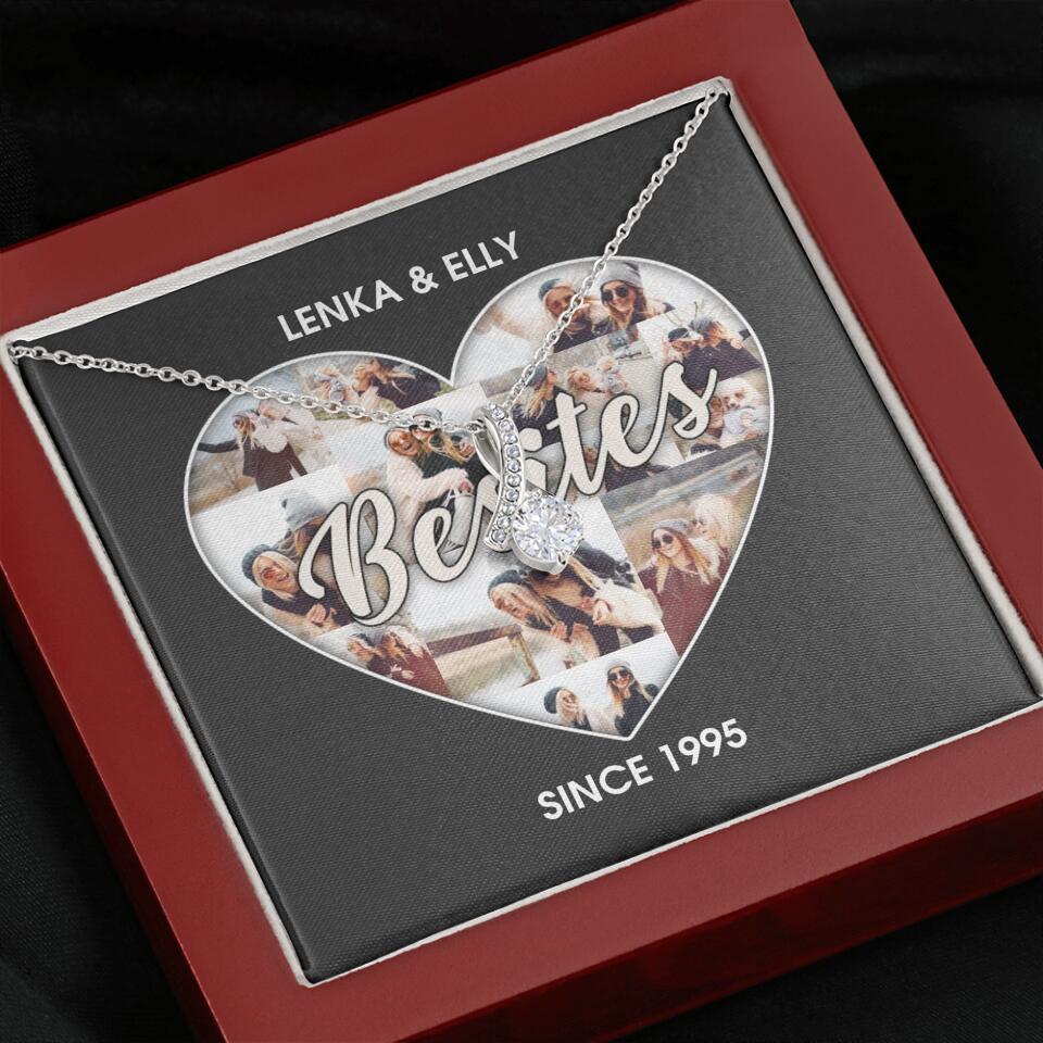 Besties Picture Collage Custom Necklace Friendship Anniversary Gift - Image 39