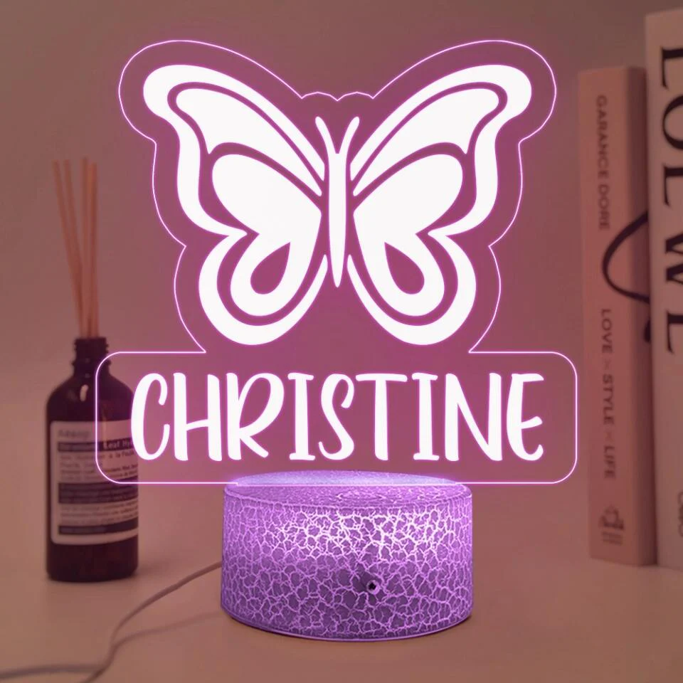 Birthday Gift Idea for Daughter - Personalized Shape 3D Led Light - Image 4