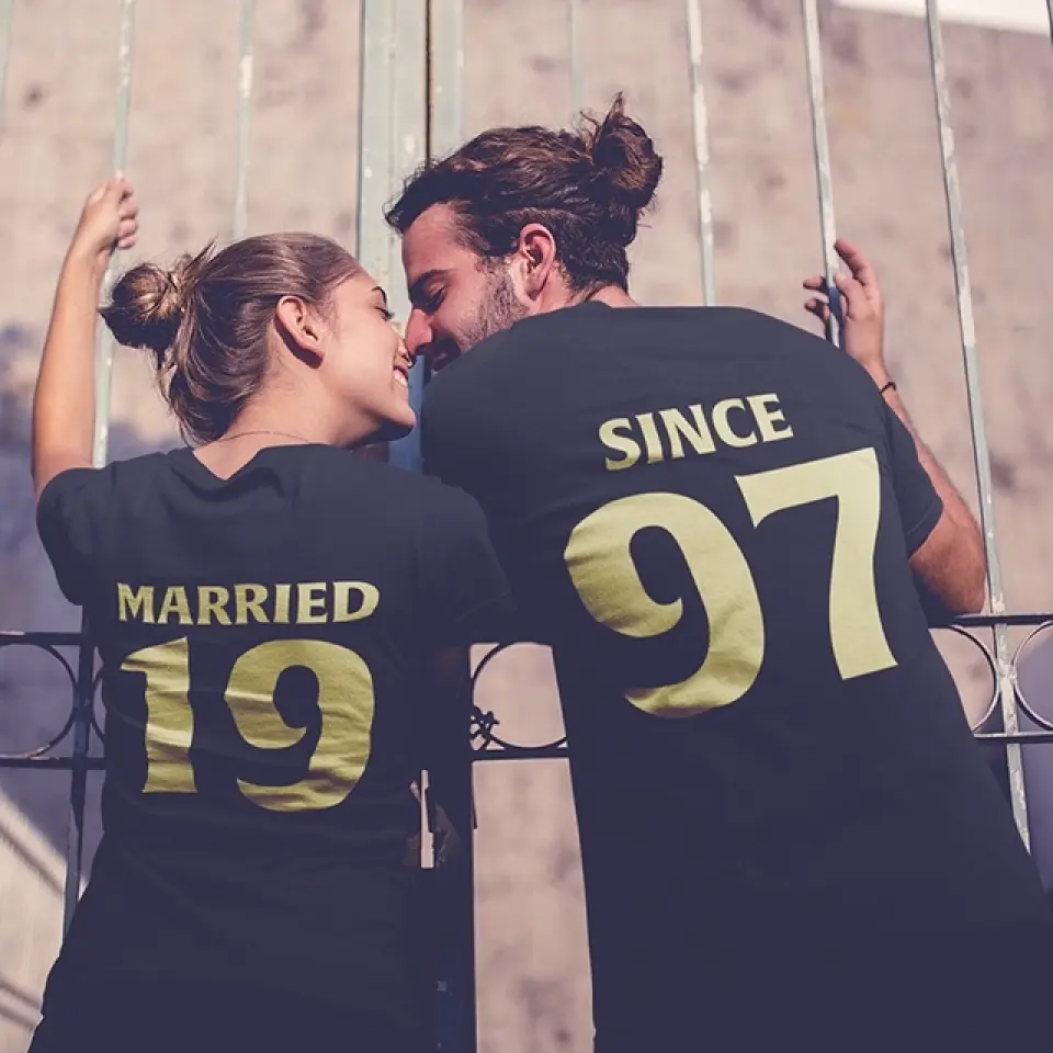 Celebrating Anniversary - Personalized Tshirt - Best Gifts for Parents/Friends | 208IHPTHTS010 - Image 8