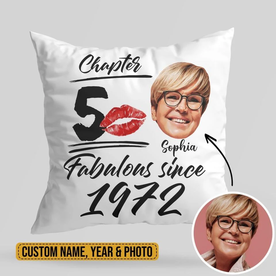 Chapter Fabulous Custom Pillow Birthday Gift For Mom - Image 2