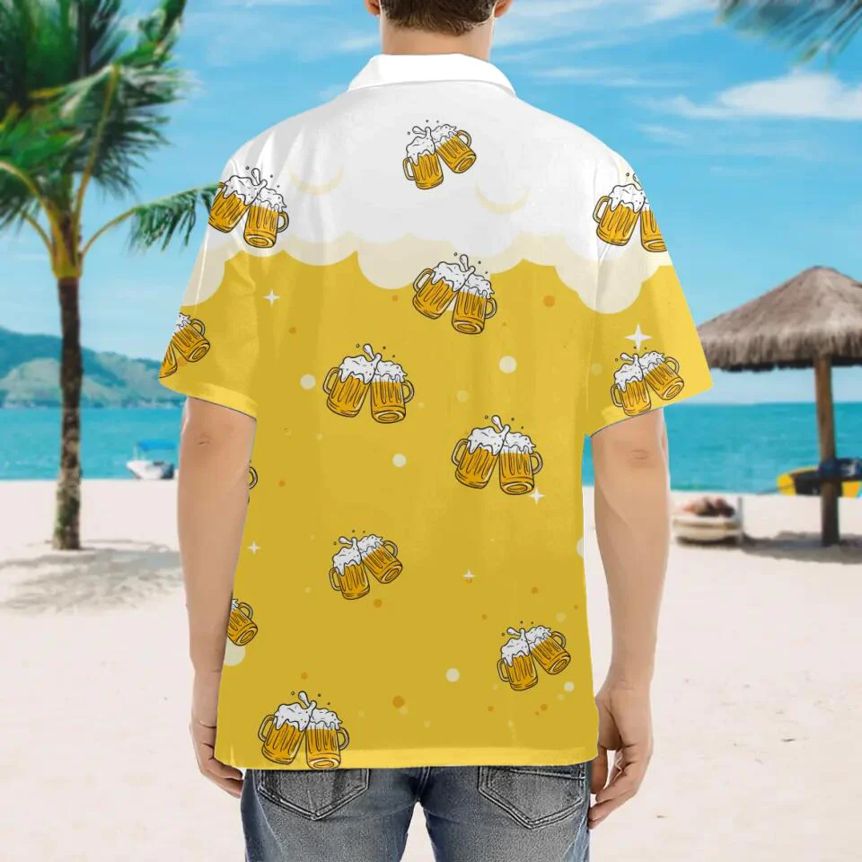 Cheers to 50 Years 50th Birthday Personalized Hawaii Shirt - Image 3