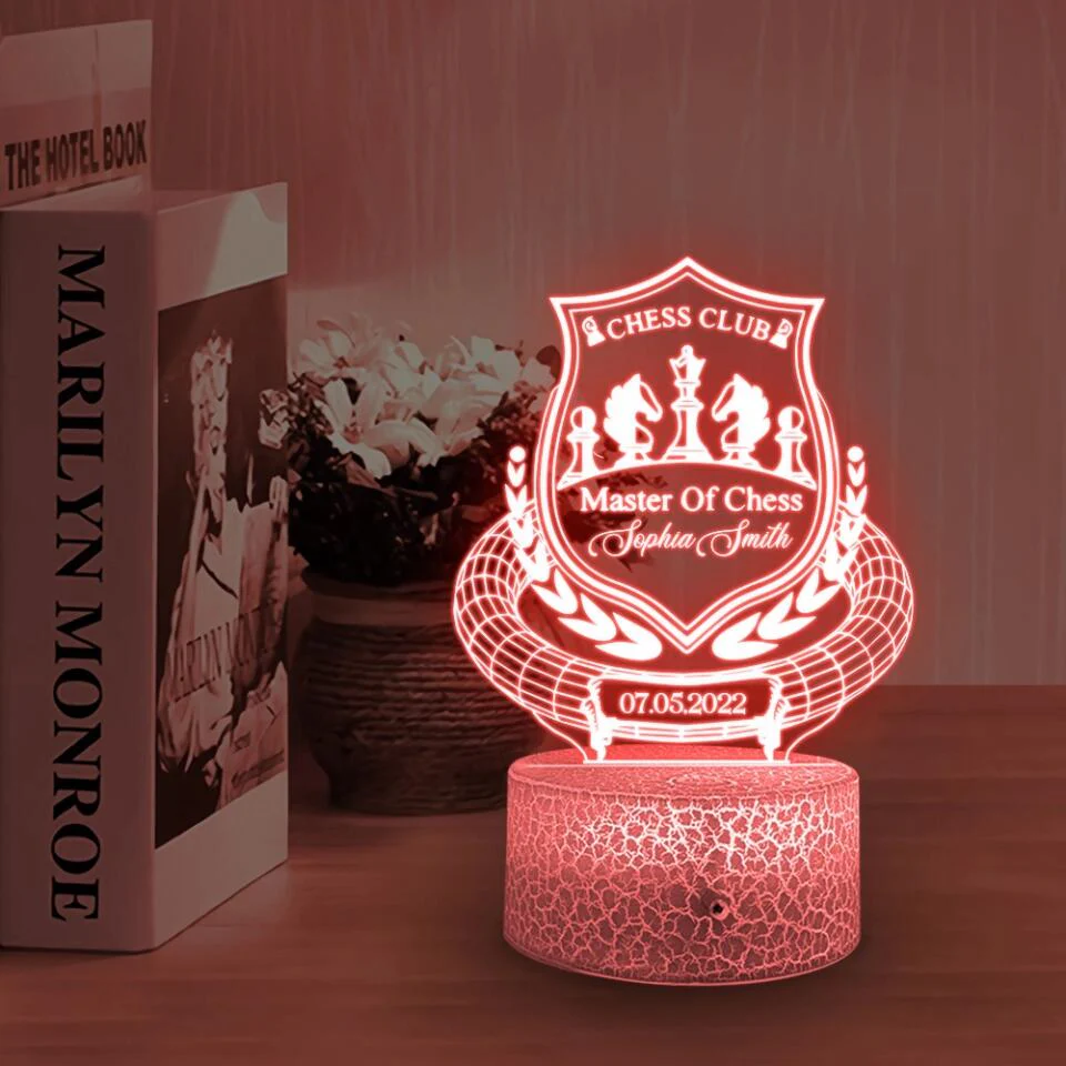 Chess Club, Master of Chess - 3D Led Light - Image 4