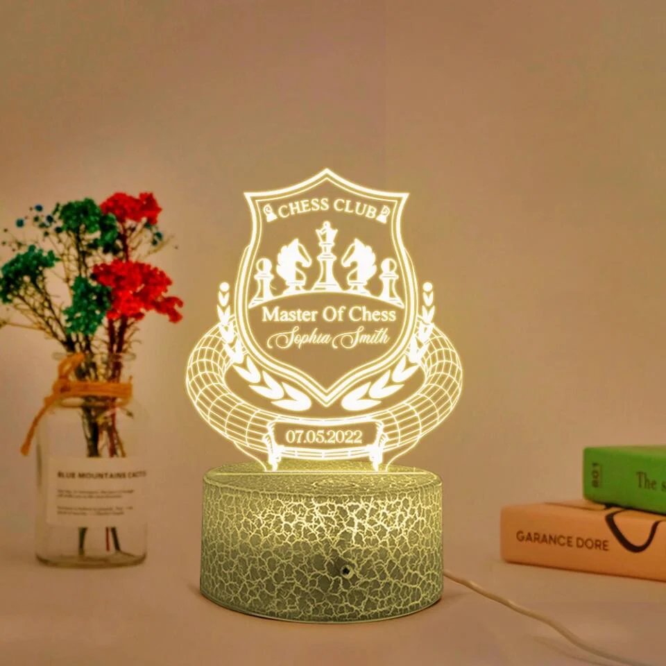 Chess Club, Master of Chess - 3D Led Light - Image 5