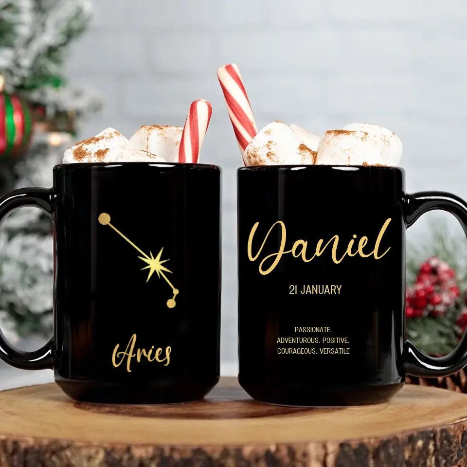 Constellation Star Signs Custom Mug Best Birthday Gifts For Friends - Image 6