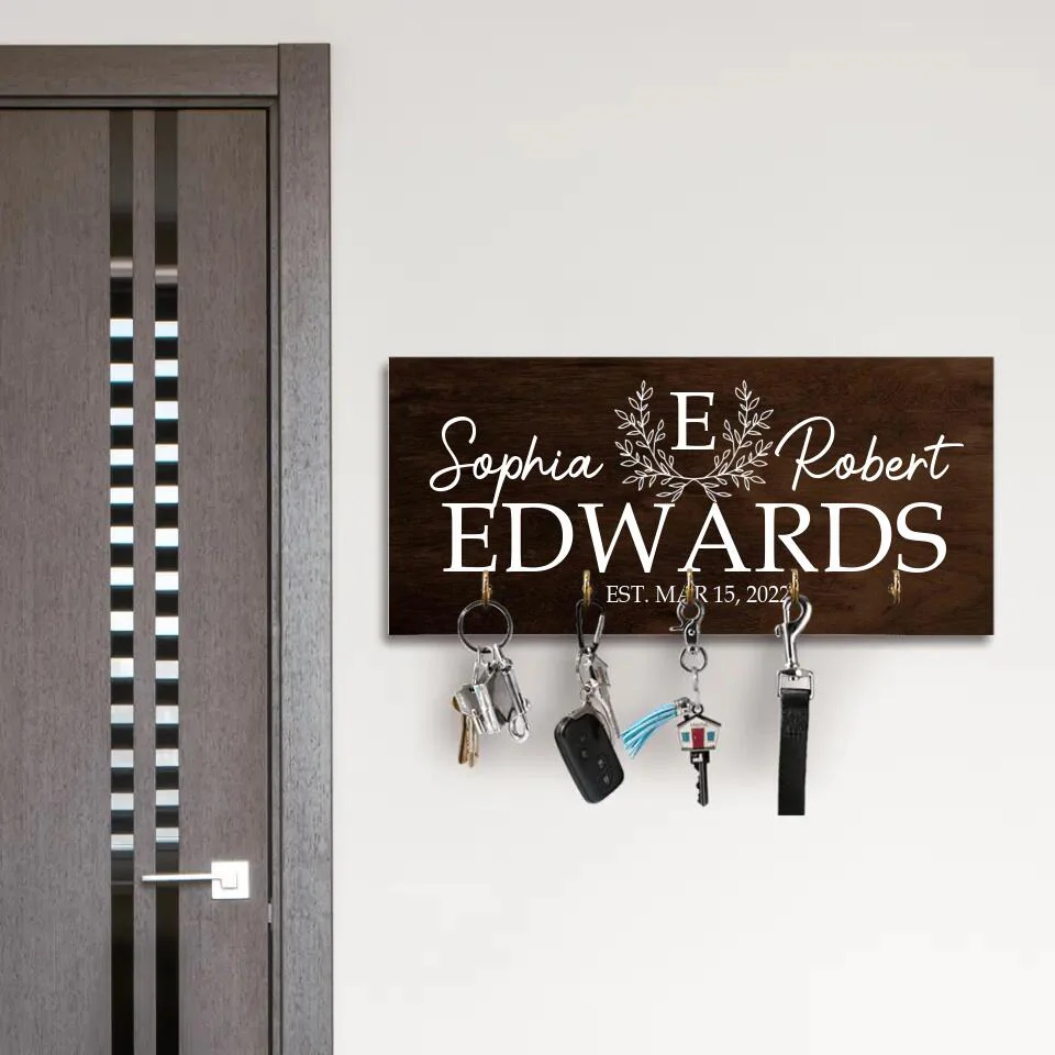 Home Sweet Home Custom Key Holder Marriage Presents - Image 7