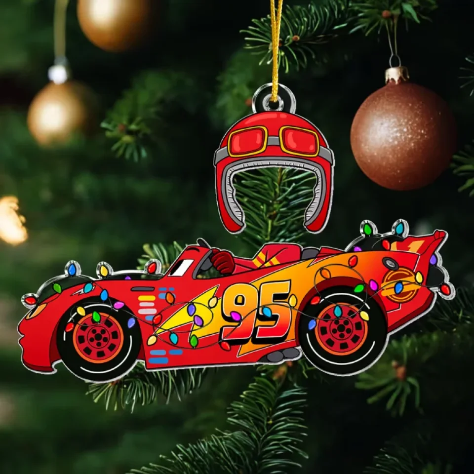 Custom Face Car Toys - Personalized Acrylic Photo Ornament - Funny Christmas Gift for Adult, Kids - Image 6