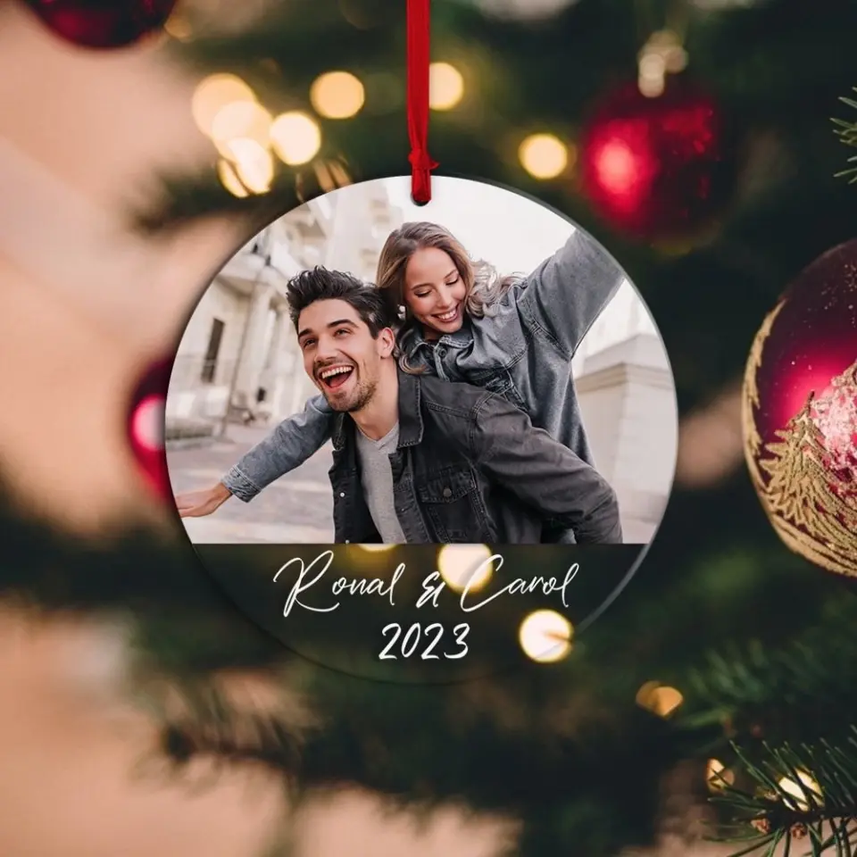 Custom Favorite Song - Personalized Acrylic Ornament with Photo - Christmas Gift for Her Him - Image 6