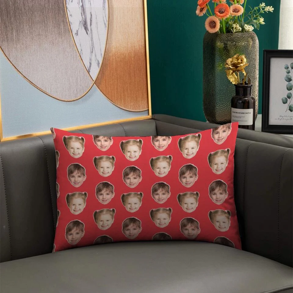 Custom Funny Face - Personalized Upload Photo Pillow - Cute Present for Kid - Image 3
