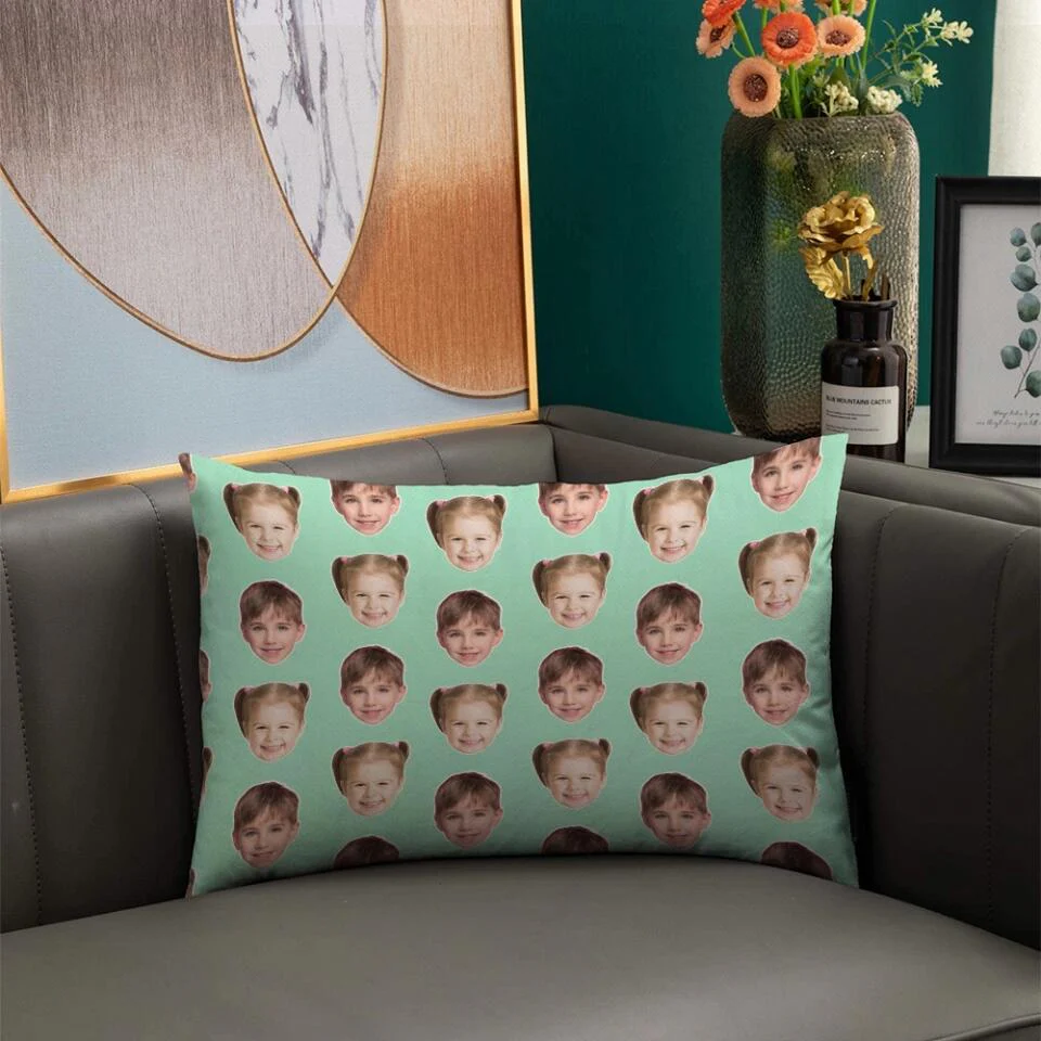 Custom Funny Face - Personalized Upload Photo Pillow - Cute Present for Kid - Image 5