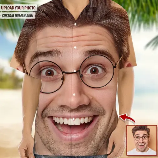 Custom Funny Photo - Hawaiian Shirt