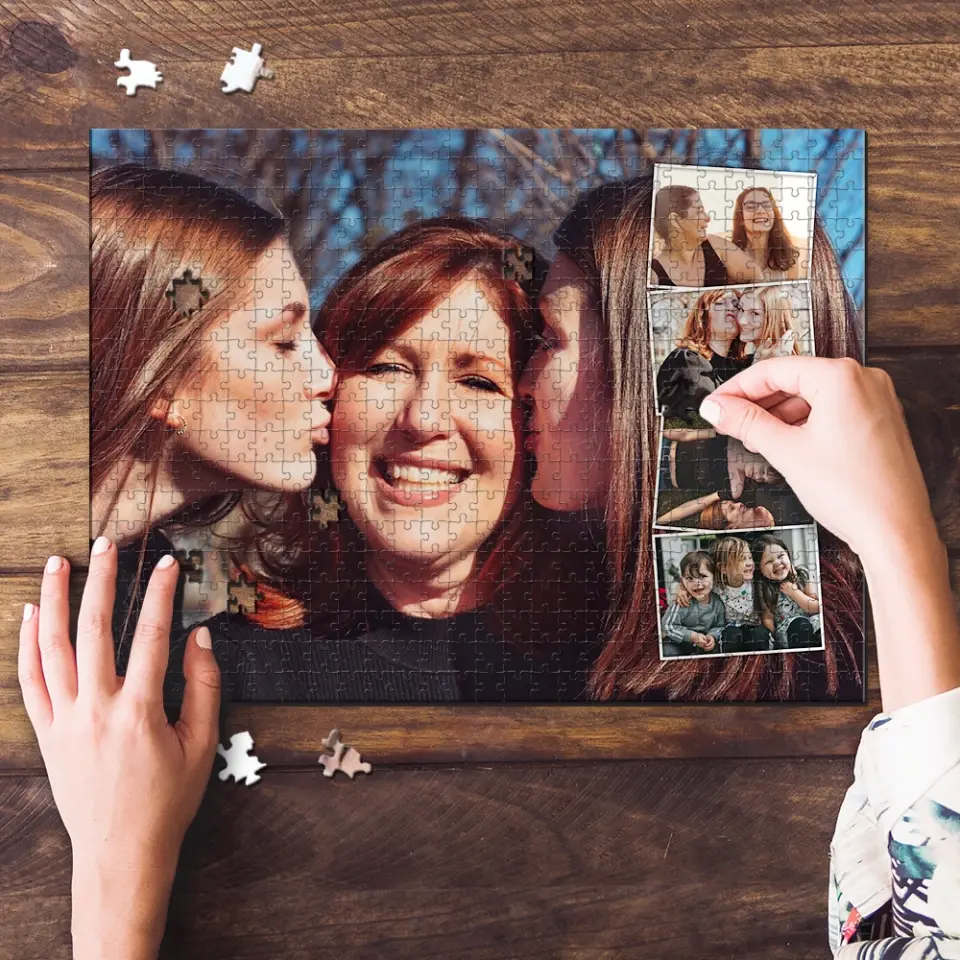 Personalized Valentine Gifts - Custom Photo Collage - Jigsaw Puzzle - Gift For Family Couple Friends - Image 10