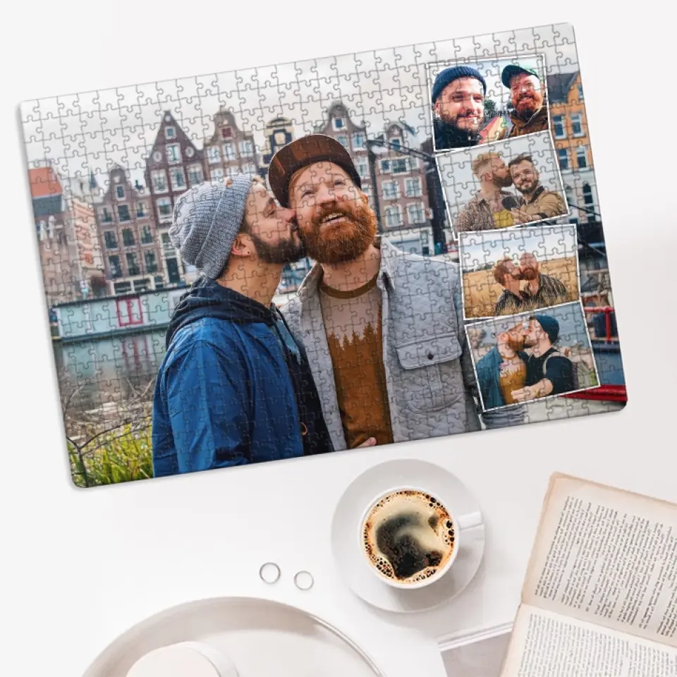 Personalized Valentine Gifts - Custom Photo Collage - Jigsaw Puzzle - Gift For Family Couple Friends - Image 11