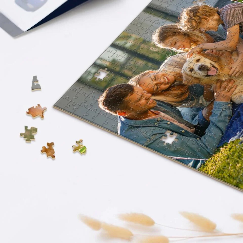 Personalized Valentine Gifts - Custom Photo Collage - Jigsaw Puzzle - Gift For Family Couple Friends - Image 7