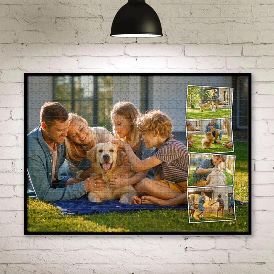 Personalized Valentine Gifts - Custom Photo Collage - Jigsaw Puzzle - Gift For Family Couple Friends - Image 9