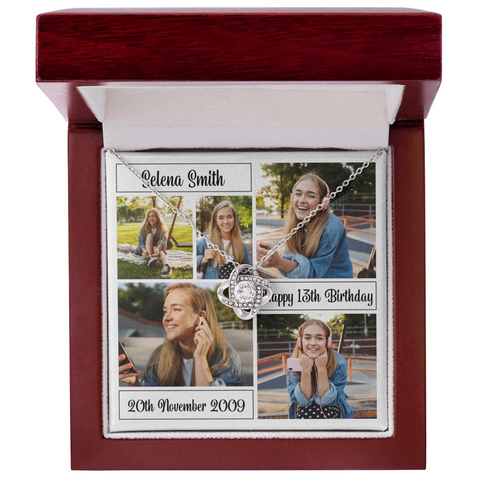 Custom Photo Necklace Collage Birthday Gifts For Her - Image 10