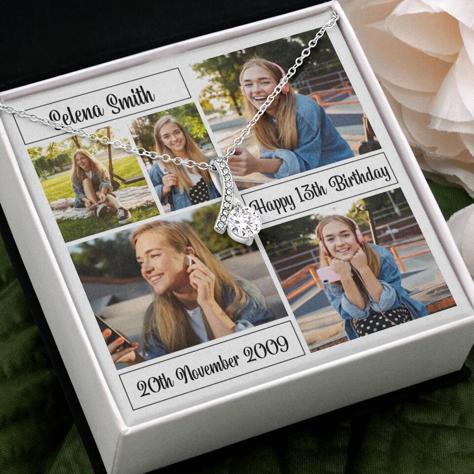 Custom Photo Necklace Collage Birthday Gifts For Her - Image 12
