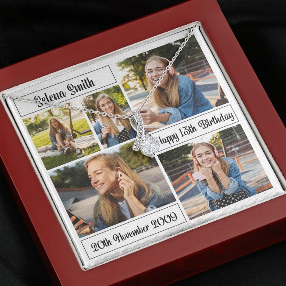Custom Photo Necklace Collage Birthday Gifts For Her - Image 19