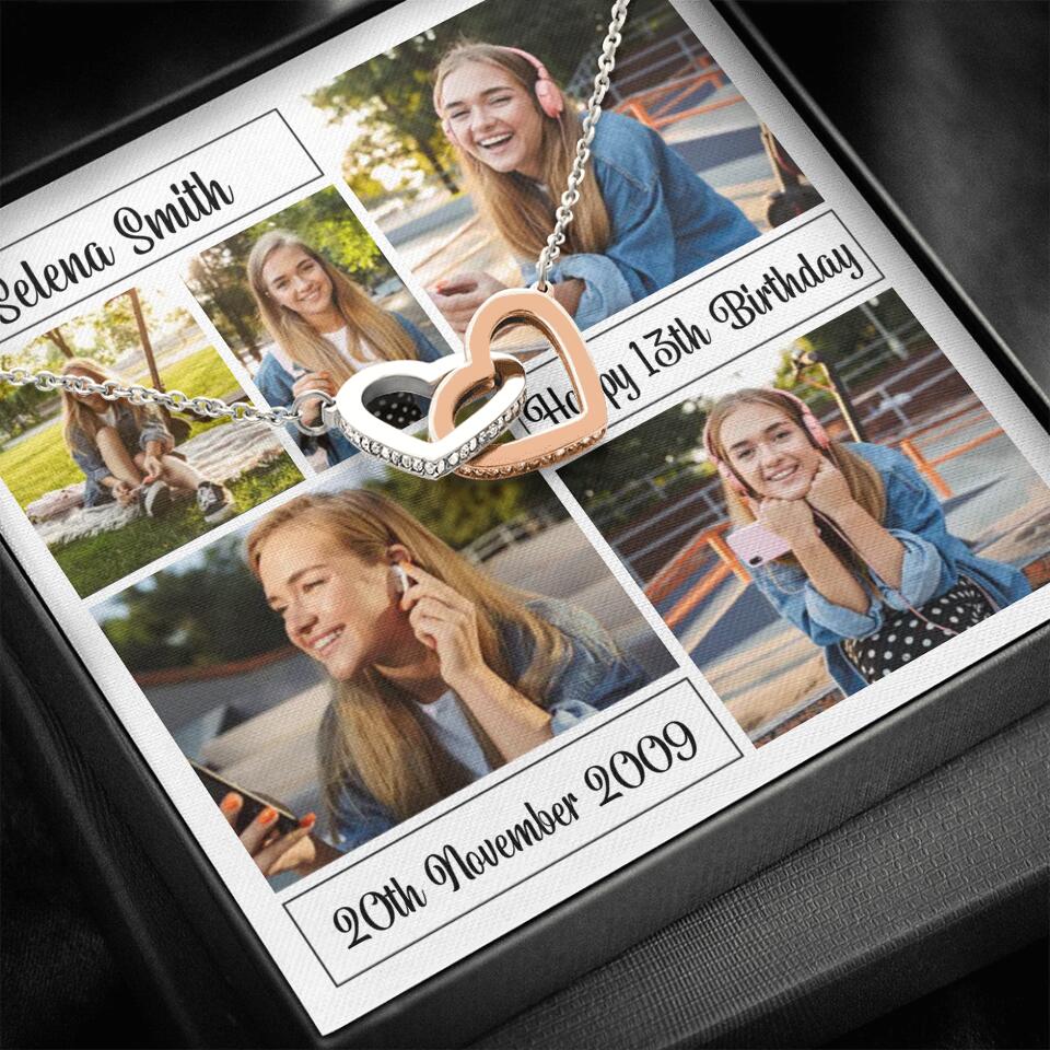 Custom Photo Necklace Collage Birthday Gifts For Her - Image 2