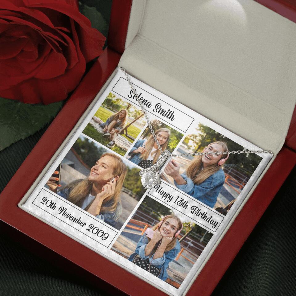 Custom Photo Necklace Collage Birthday Gifts For Her - Image 20