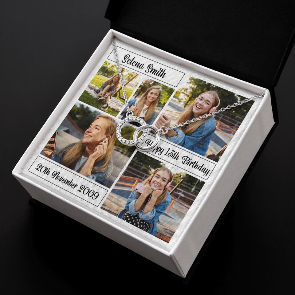 Custom Photo Necklace Collage Birthday Gifts For Her - Image 24
