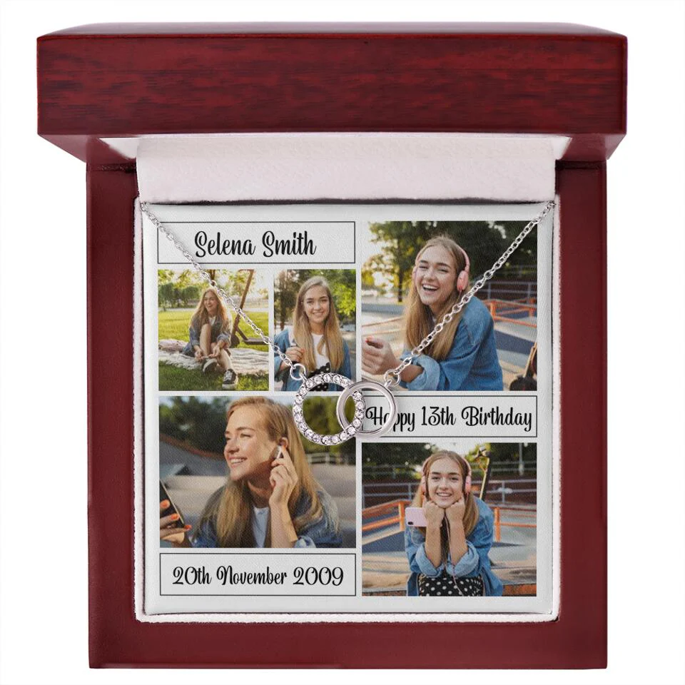 Custom Photo Necklace Collage Birthday Gifts For Her - Image 25