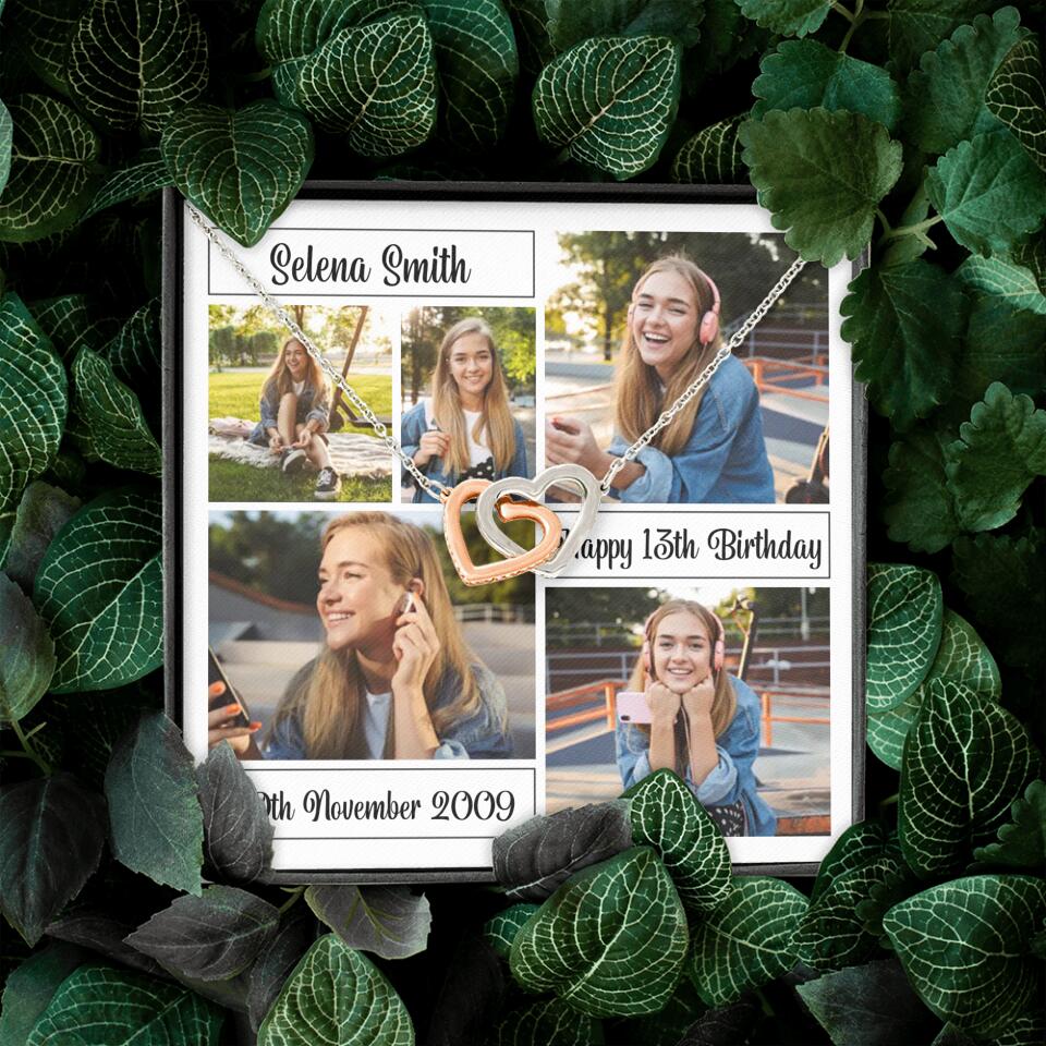 Custom Photo Necklace Collage Birthday Gifts For Her - Image 3