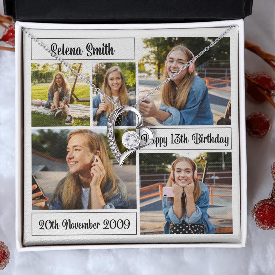 Custom Photo Necklace Collage Birthday Gifts For Her - Image 31