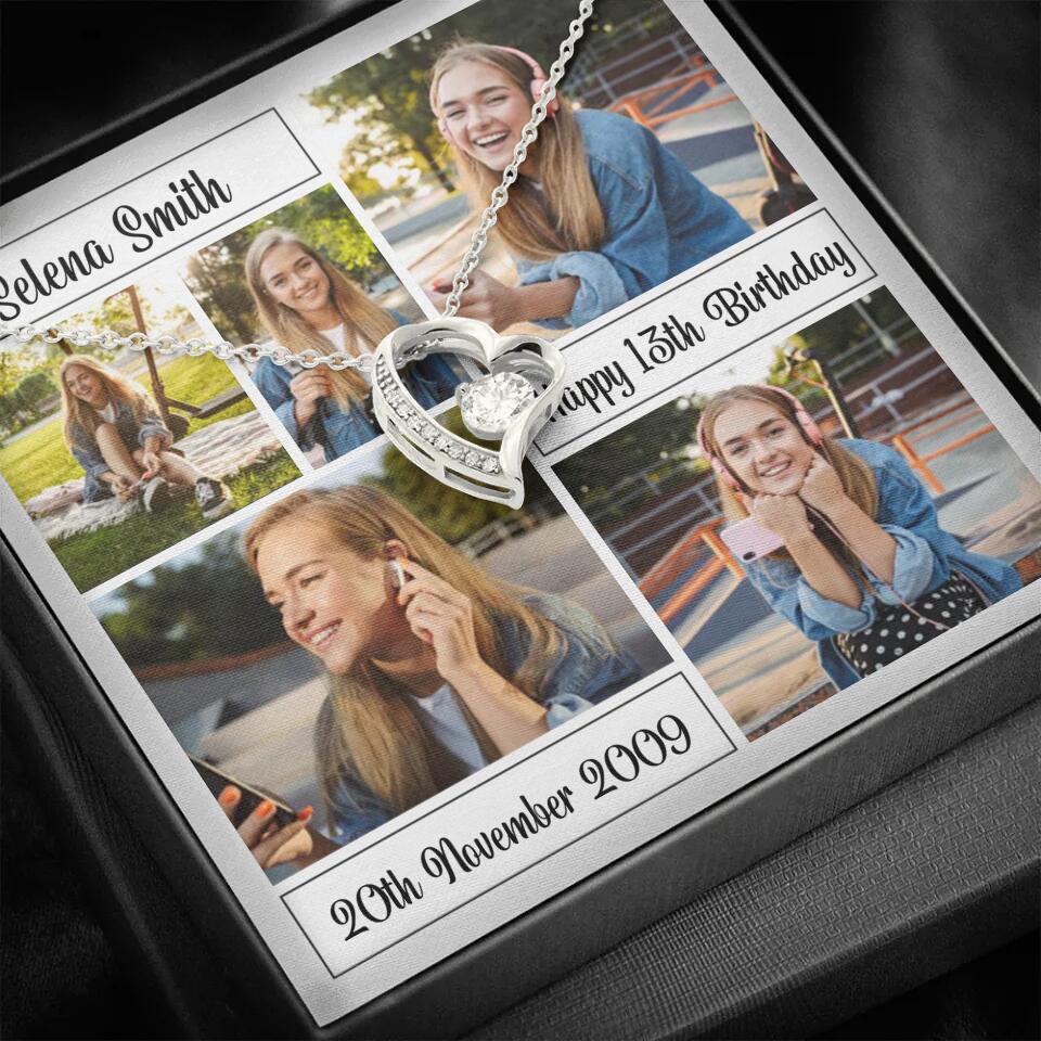 Custom Photo Necklace Collage Birthday Gifts For Her - Image 36