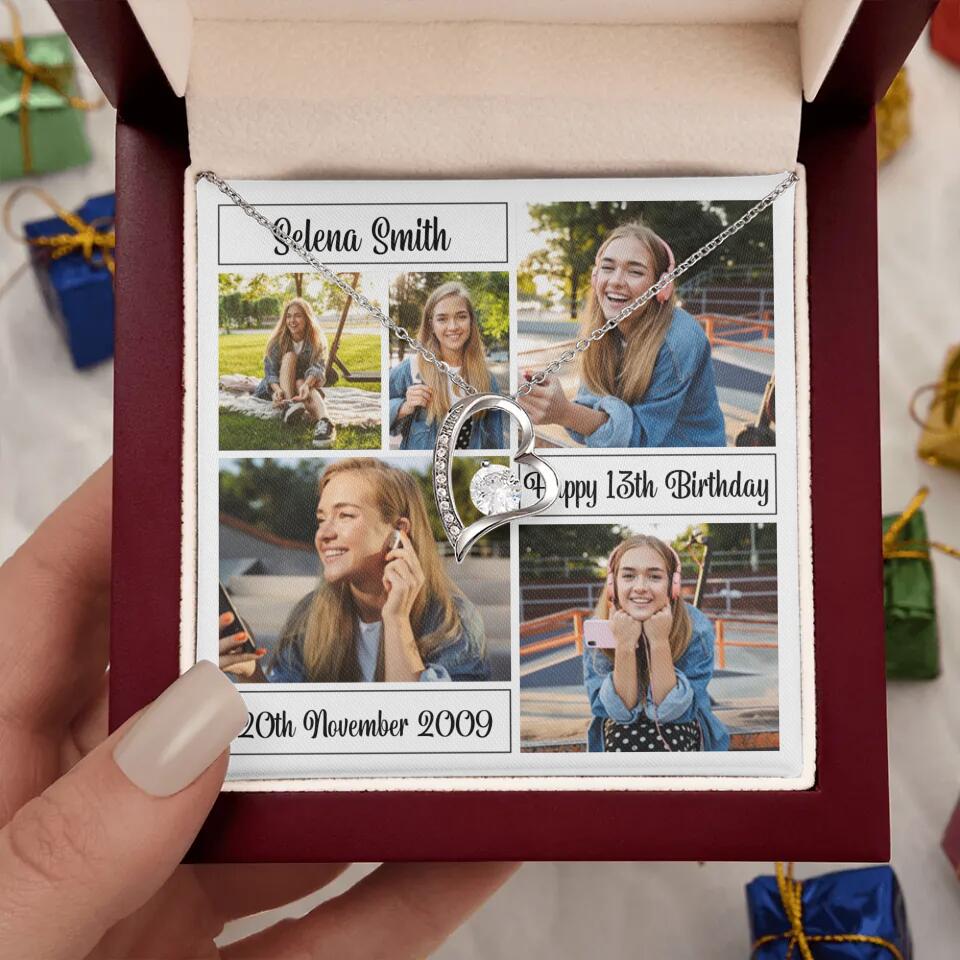 Custom Photo Necklace Collage Birthday Gifts For Her - Image 39