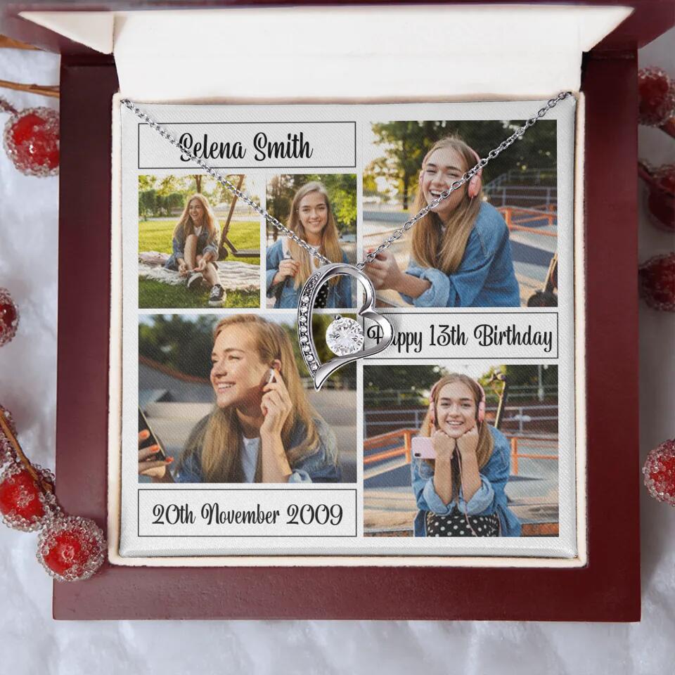 Custom Photo Necklace Collage Birthday Gifts For Her - Image 40