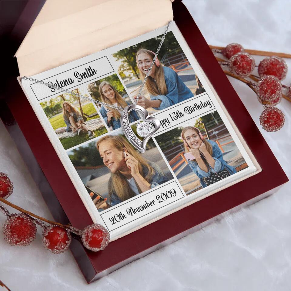 Custom Photo Necklace Collage Birthday Gifts For Her - Image 41