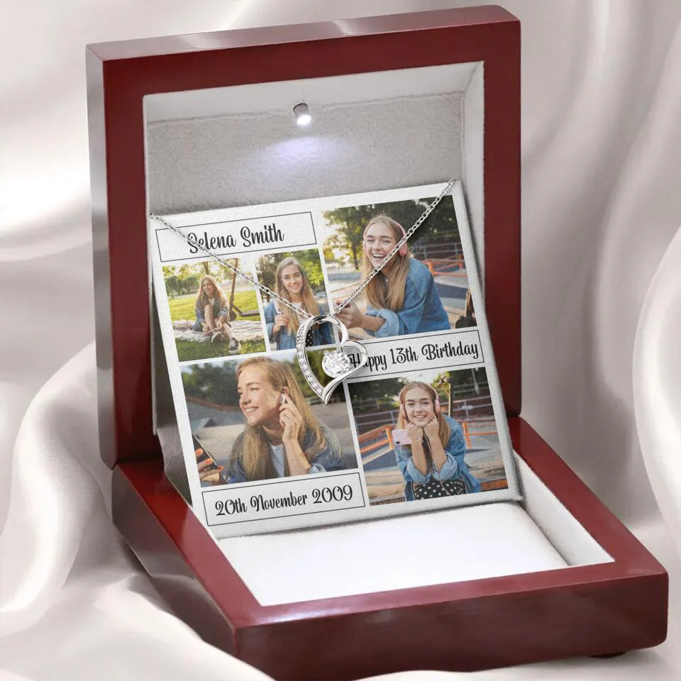 Custom Photo Necklace Collage Birthday Gifts For Her - Image 42