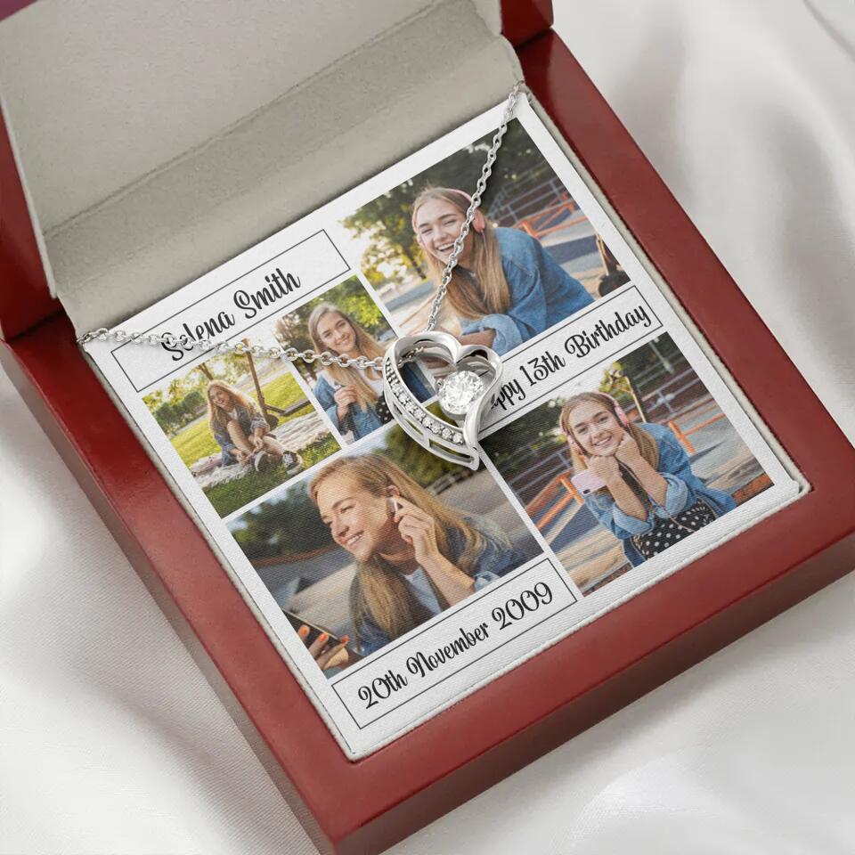 Custom Photo Necklace Collage Birthday Gifts For Her - Image 43