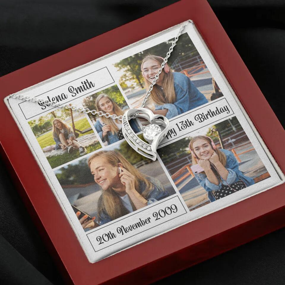 Custom Photo Necklace Collage Birthday Gifts For Her - Image 47
