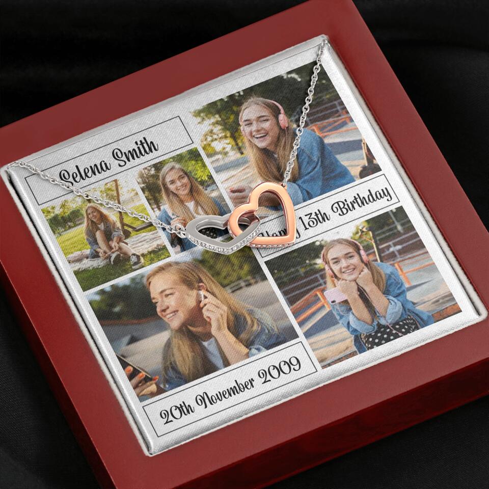 Custom Photo Necklace Collage Birthday Gifts For Her - Image 5