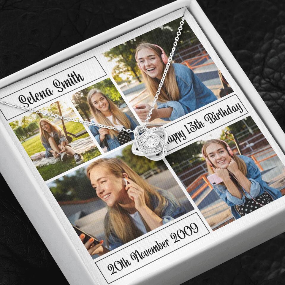 Custom Photo Necklace Collage Birthday Gifts For Her - Image 7