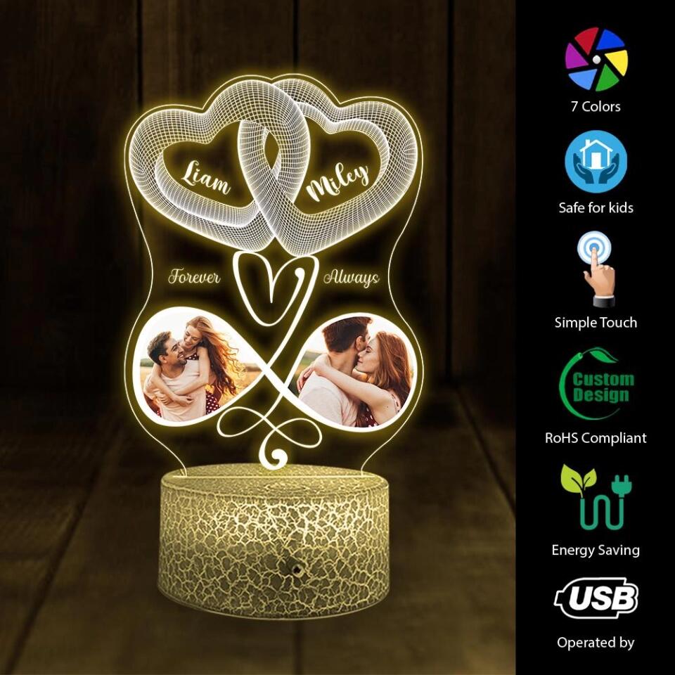 Custom Photo Personalized LED Light - Image 3