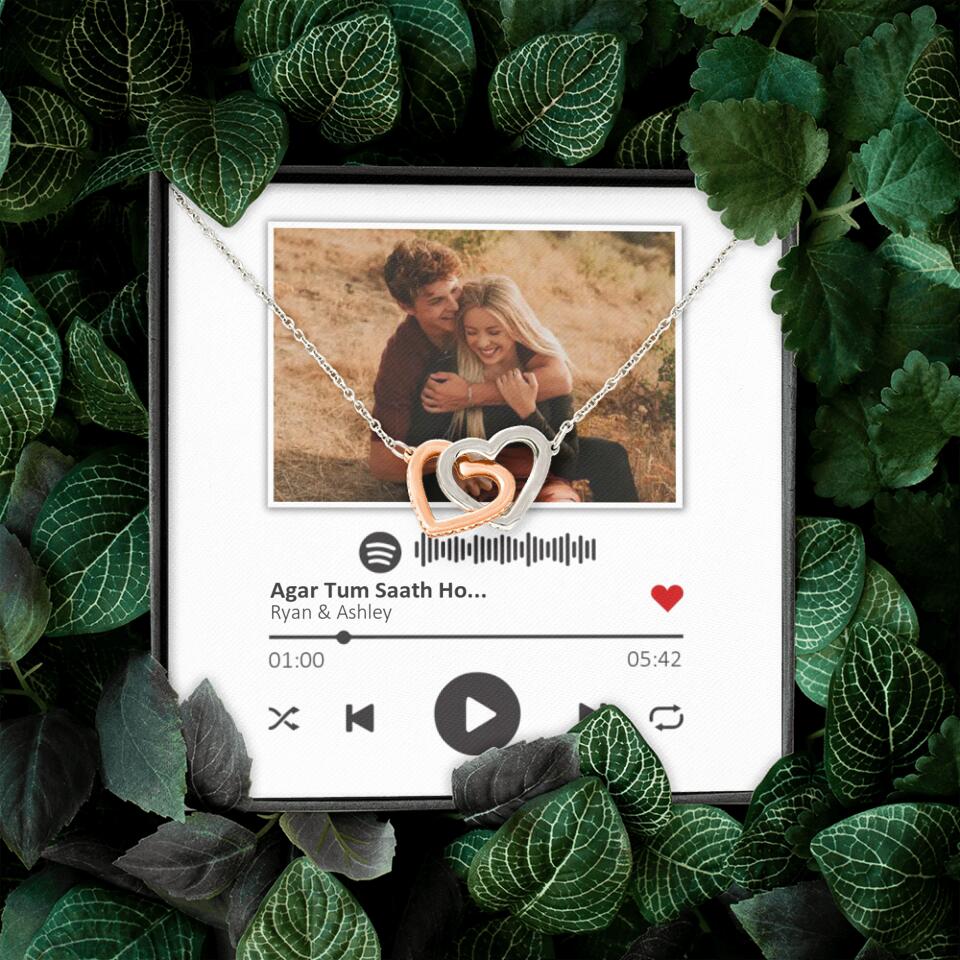 Custom Song Photo Necklace Gift For Her, Girlfriend, Wife On Anniversary - Image 35