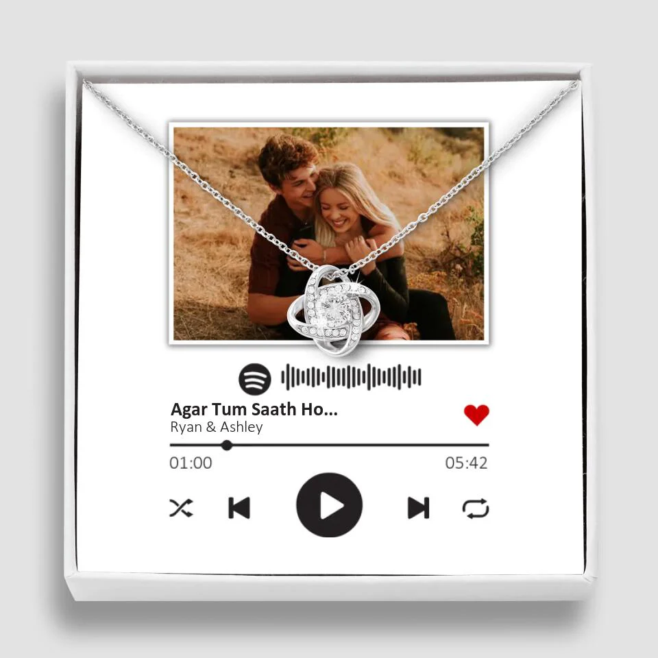 Custom Song Photo Necklace Gift For Her, Girlfriend, Wife On Anniversary - Image 38
