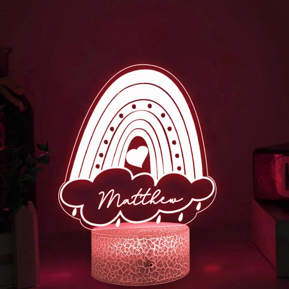 Custom Style And Name 3D Led Light - Beautiful Light For Kids For Children - Best Home Decor Cozy Room For Kids - 301IHPLNLL155 - Image 5