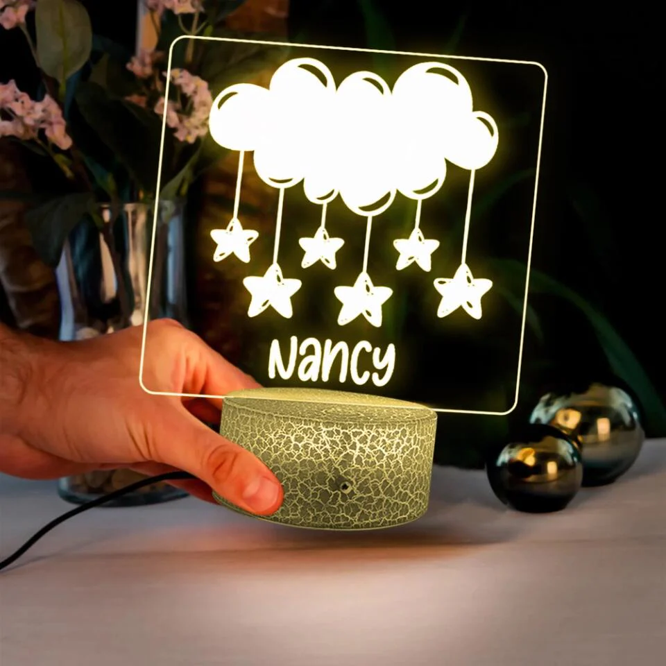 Custom Style And Name 3D Led Light - Beautiful Light For Kids For Children - Best Home Decor Cozy Room For Kids - 301IHPLNLL155 - Image 6