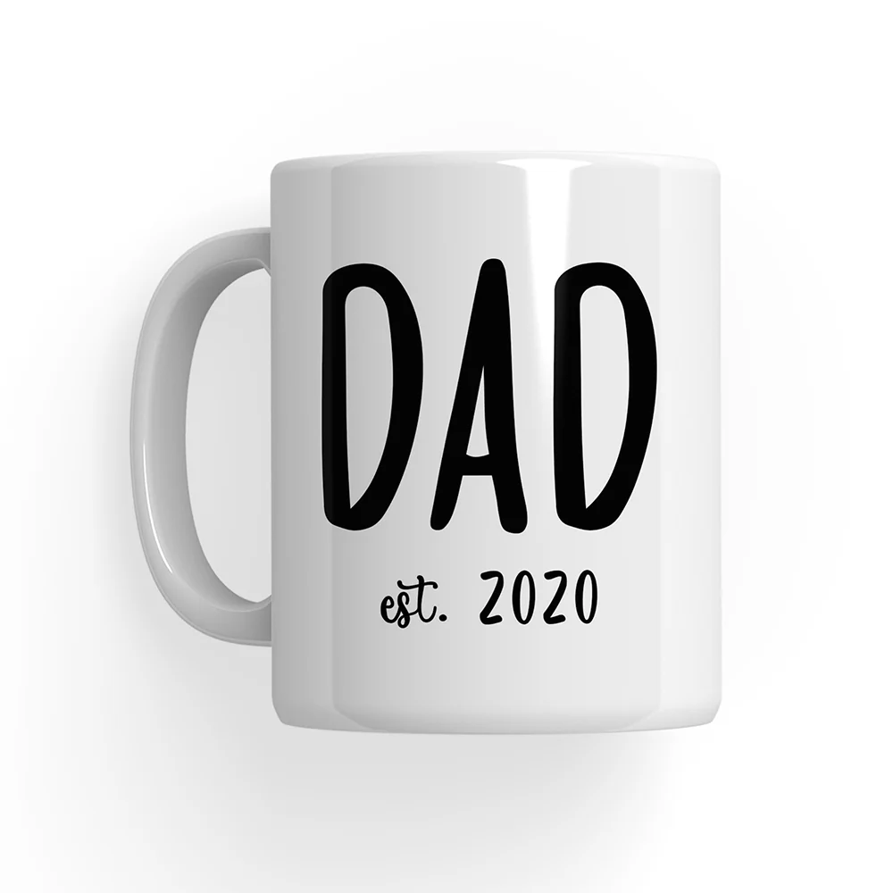 Dad Established Customized Photo Personalized Father's Day Mug - Image 10