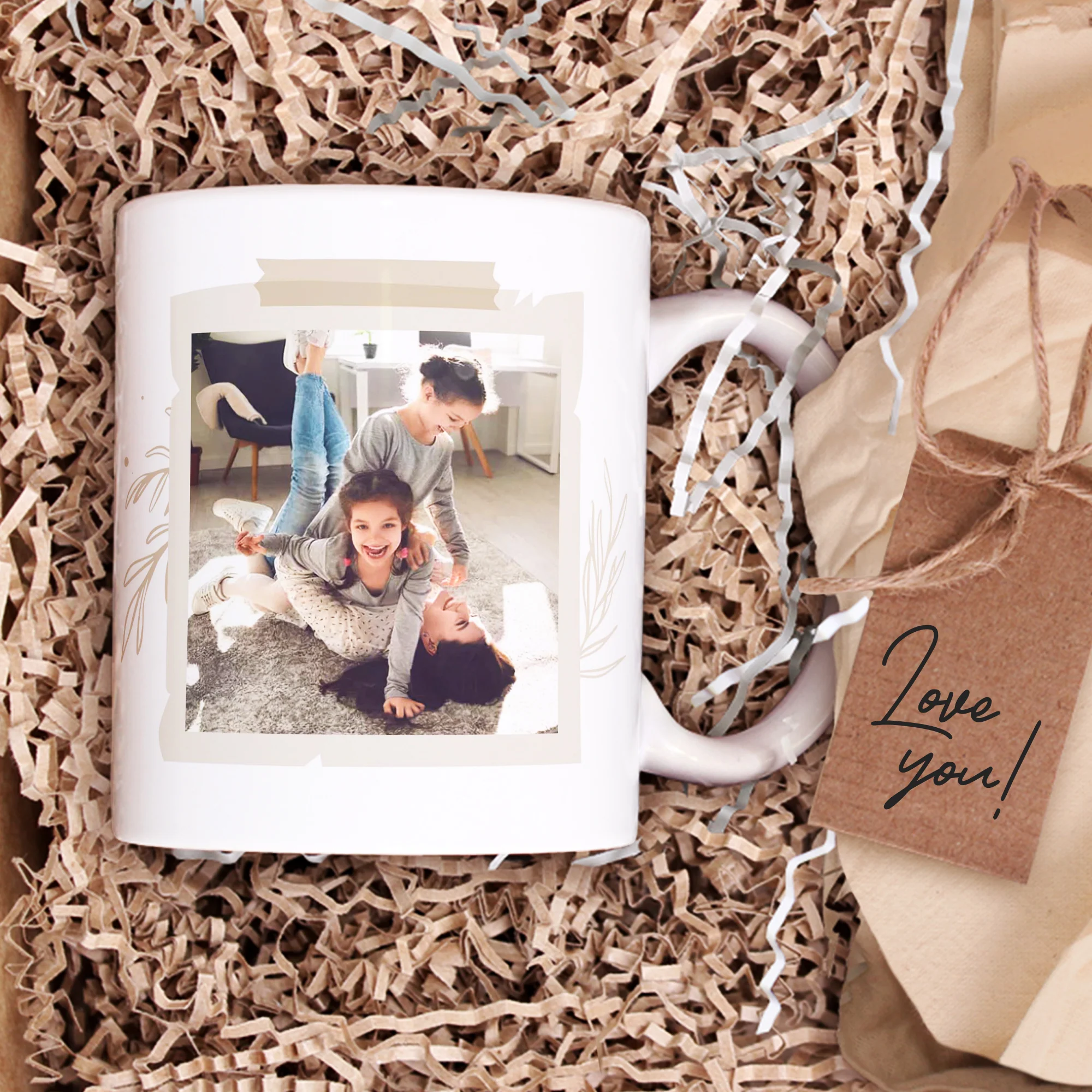 Dear Mom I'm Your Favorite Child, Custom Kid's Photo Cup, Personalized Mom Gift from Children - Image 6