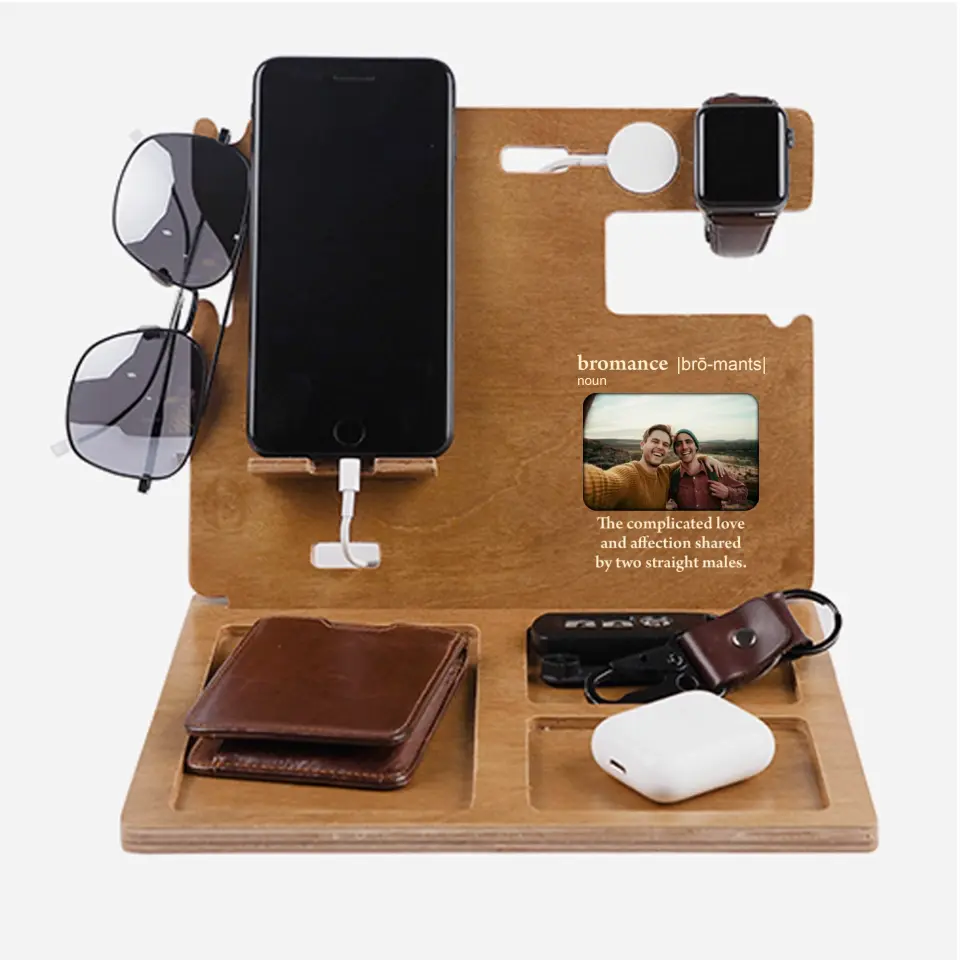 Define Bromance Custom Dock Station Anniversary Gift For Guy Friends - Image 3