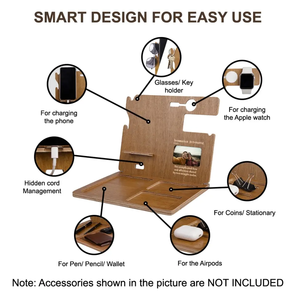 Define Bromance Custom Dock Station Anniversary Gift For Guy Friends - Image 6