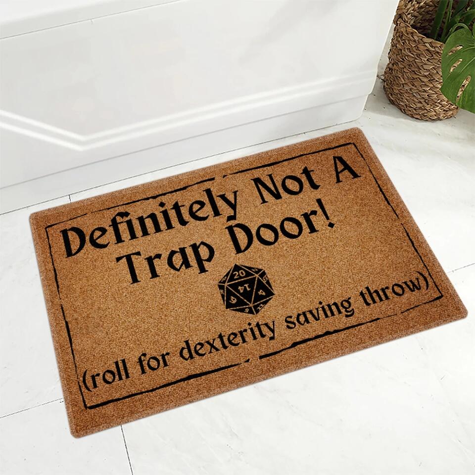 Definitely Not A Trap Door - Doormat - Image 5