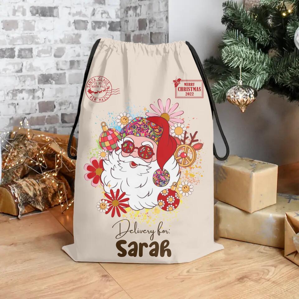 Merry Christmas - Delivery For - Custom Name Santa Sack - Christmas Gift for Kids - Image 5