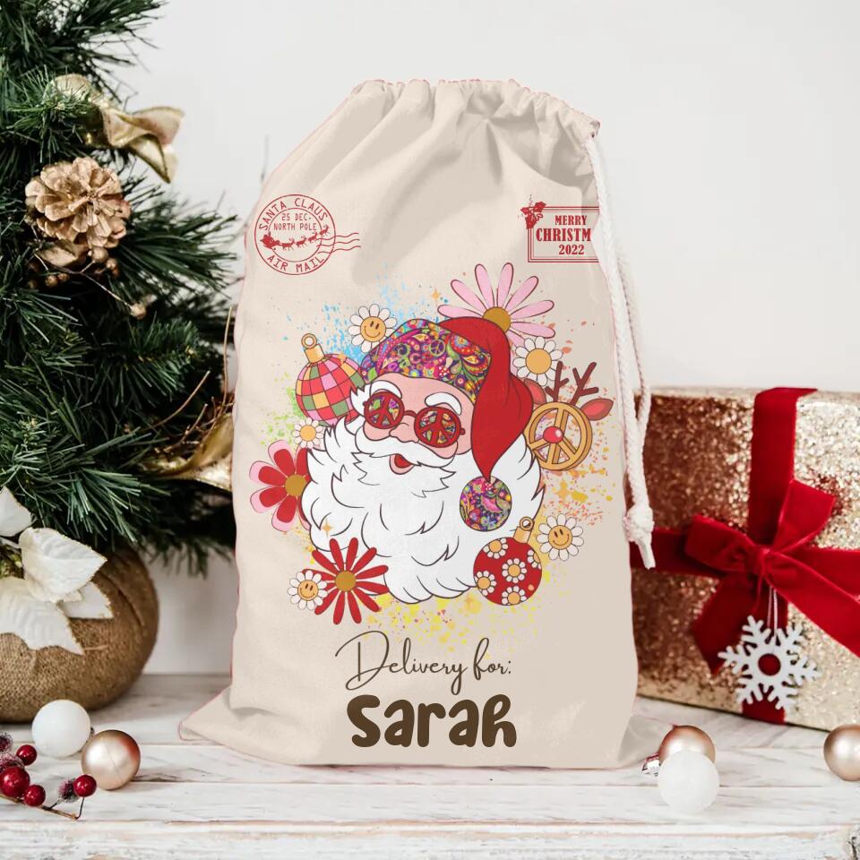 Merry Christmas - Delivery For - Custom Name Santa Sack - Christmas Gift for Kids - Image 8