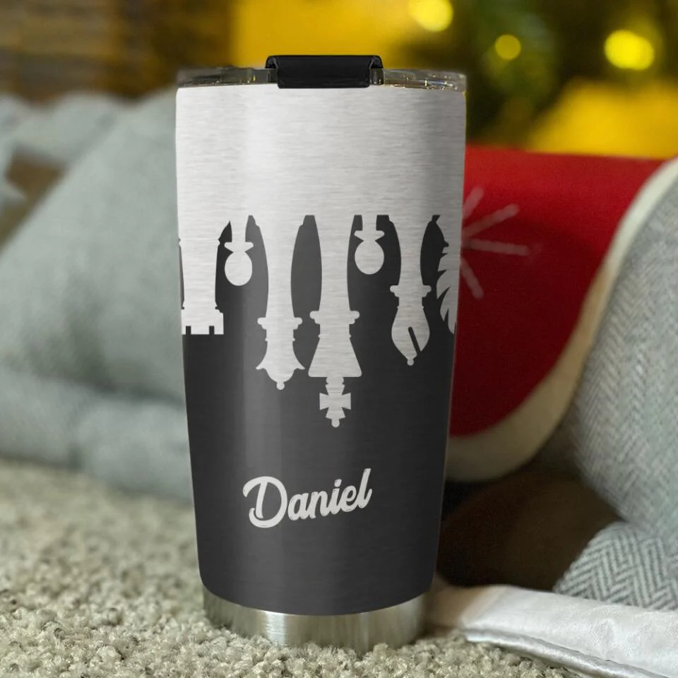 Chess Stainless Steel Tumbler, Personalized Chess Gift, Board Game Gift, Chess Lover Gift - 302IHPNPTU239 - Image 6