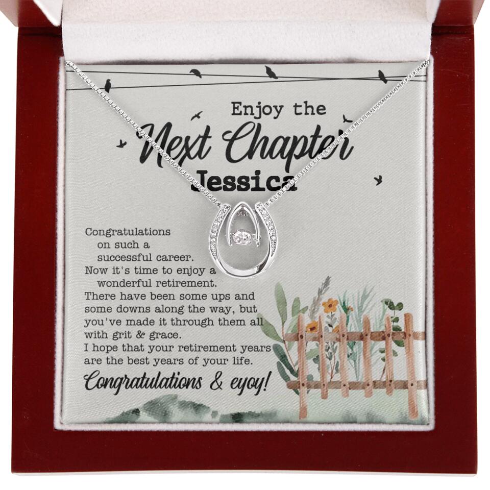 Enjoy The Next Chapter - Multiple Choice Necklace Chain Jewelry - Retirement Gift For Her - Image 46